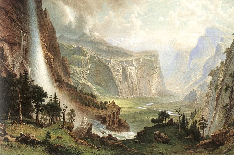 Albert Bierstadt The Domes of the Yosemites